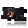painting with dog photo - version: 10 pannelli 186x105cm
