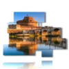 modern paintings rome at castel sant angelo - version: 10 pannelli 171x124cm