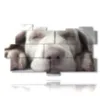 painting with pictures of small dogs - version: 11 pannelli 198x112cm