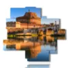 modern paintings rome at castel sant angelo - version: 13 pannelli 172x153cm