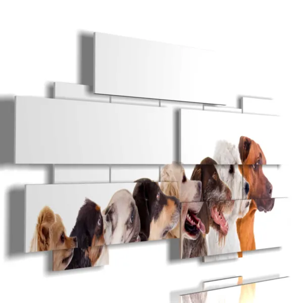 cuadros con perros dibujados