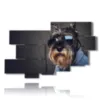 painting with photos of dogs with glasses - version: 10 pannelli 188x117cm