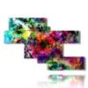 modern colorful paintings riot of colors - version: 8 pannelli 183x121cm