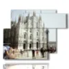 paintings duomo di milano by day - version: 6 pannelli 122x96cm