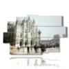 tableaux cathedrale de milan de jour - version: 9 pannelli 171x108cm