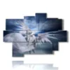 tableaux avec images fantastiques anges et demons - version: 9 pannelli 164x114cm