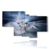 paintings with fantasy images angels and demons - version: 7 pannelli 171x102cm