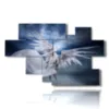 paintings with fantasy images angels and demons - version: 8 pannelli 178x111cm