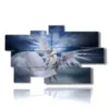 paintings with fantasy images angels and demons - version: 9 pannelli 182x107cm