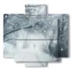 quadri immagini fantasy neve - version: 5 pannelli 89x85cm