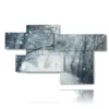 quadri immagini fantasy neve - version: 7 pannelli 175x105cm