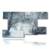 bilder schnee fantasie bilder - version: 9 pannelli 177x101cm
