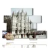 tableaux cathedrale de milan de jour - version: 10 pannelli 171x127cm