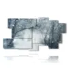 paintings snow fantasy images - version: 9 pannelli 184x100cm