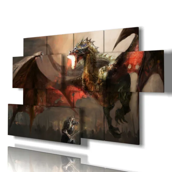 Prints with fantasy animals