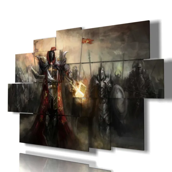 affiche fantasy guerriers