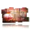 bild mit fantasiebildern - version: 11 pannelli 184x104cm
