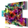 tableaux modernes abstraits colorés