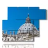 foto quadri roma la cupola di san pietro - version: 6 pannelli 122x96cm