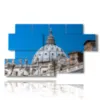 foto paintings rome the dome of st peter - version: 7 pannelli 157x90cm