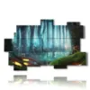 paintings with images of fantasy trees - version: 11 pannelli 182x115cm