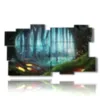 paintings with images of fantasy trees - version: 11 pannelli 184x104cm