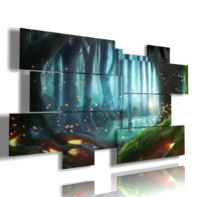 Paintings featuring fantasy tree images