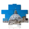 foto paintings rome the dome of st peter - version: 13 pannelli 186x152cm