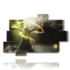 paintings with dark fantasy images - version: 10 pannelli 173x114cm