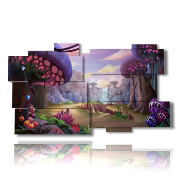 images imaginaires avec des champignons