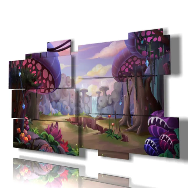 impressions de champignons fantastiques