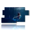 caja con imagenes de fantasia de mujeres sirena - version: 7 pannelli 157x90cm