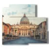 tableaux modernes sur toile rome et vatican - version: 5 pannelli 102x93cm
