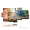 paintings with fantasy sunset images - version: 8 pannelli 184x100cm