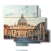 tableaux modernes sur toile rome et vatican - version: 6 pannelli 113x99cm