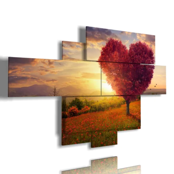 buongiorno fantasy albero a forma di cuore