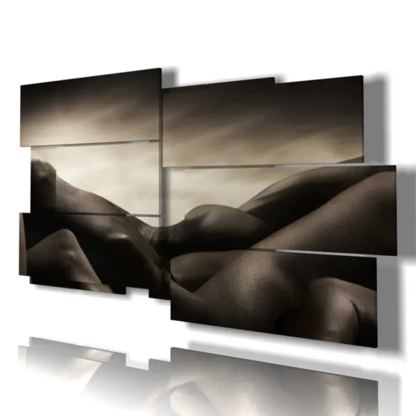 Imprenta de una mujer desnuda