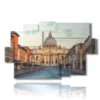modern paintings on canvas rome and the vatican - version: 9 pannelli 171x108cm