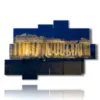 bild mit fotos athen bei nacht der parthenon - version: 10 pannelli 173x114cm