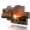 quadro con foto di Atene antica al tramonto