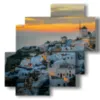 bild mit fotos athen stadt bei tag - version: 4 pannelli 77x78cm