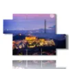 athens painting beautiful photos - version: 5 pannelli 128x85cm