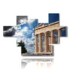 tableau avec photos parthenon athenes - version: 7 pannelli 173x117cm