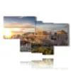 foto di atene quadro della citta - version: 7 pannelli 171x102cm