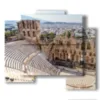 cuadro foto acropolis de atenas - version: 5 pannelli 89x77cm