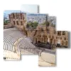 cuadro foto acropolis de atenas - version: 5 pannelli 110x105cm