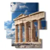 tableau avec photos parthenon athenes - version: 11 pannelli 137x151cm