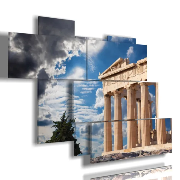 Painting of the Parthenon in Athens
