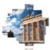 bild mit foto parthenon athen - version: 11 pannelli 158x146cm