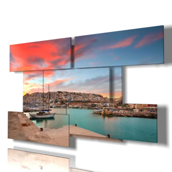 ''Prints Athens sea''